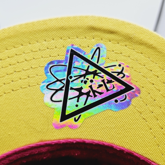 KL KAI LANI SURFBOARDS | colour block snapback flat brim cap hat - Picture 7 of 8